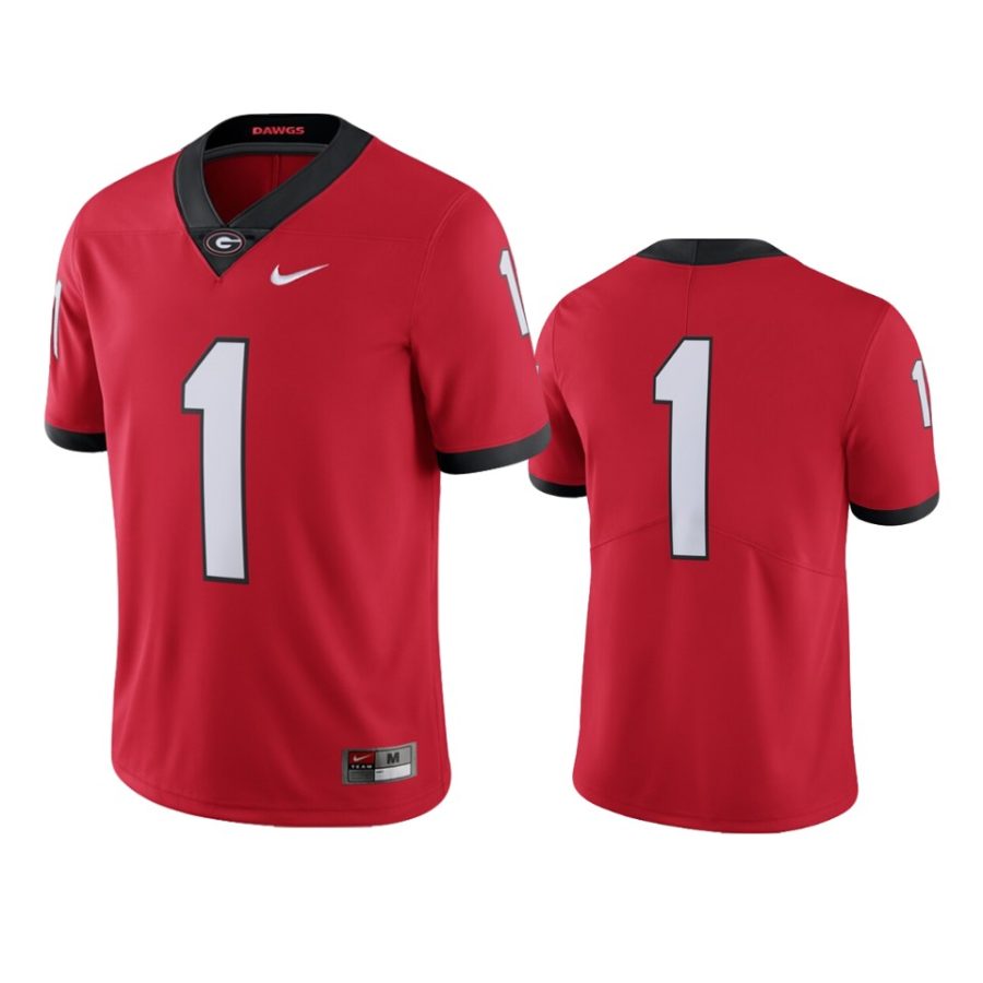 georgia bulldogs 1 red limited jersey