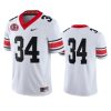 georgia bulldogs 34 white limited jersey