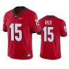 georgia bulldogs carson beck red college football alumni player jersey