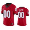 georgia bulldogs custom red college football alumni player jersey