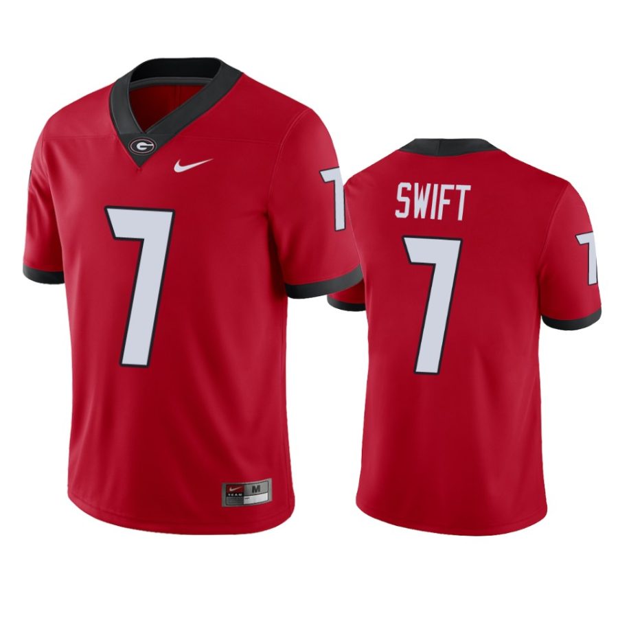 georgia bulldogs dandre swift red college football alumni player jersey