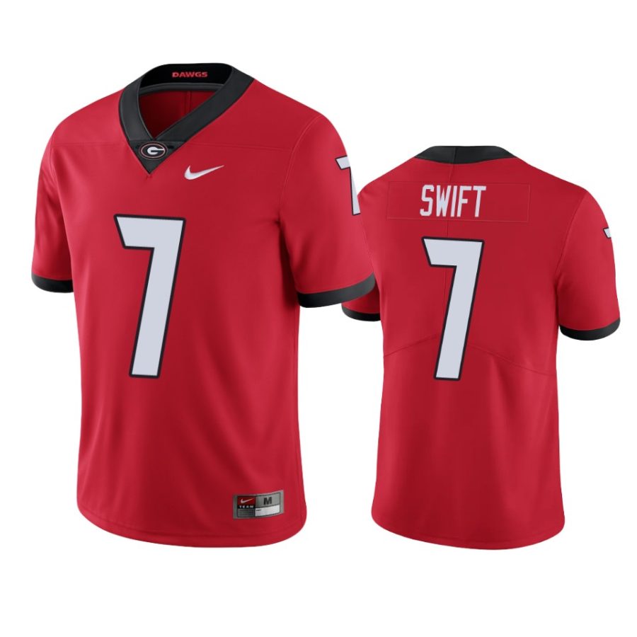 georgia bulldogs dandre swift red limited jersey