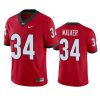 georgia bulldogs herchel walker red college football alumni player jersey