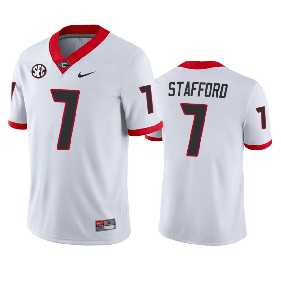 georgia bulldogs matthew stafford white game jersey