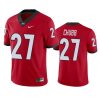 georgia bulldogs nick chubb red college football alumni player jersey