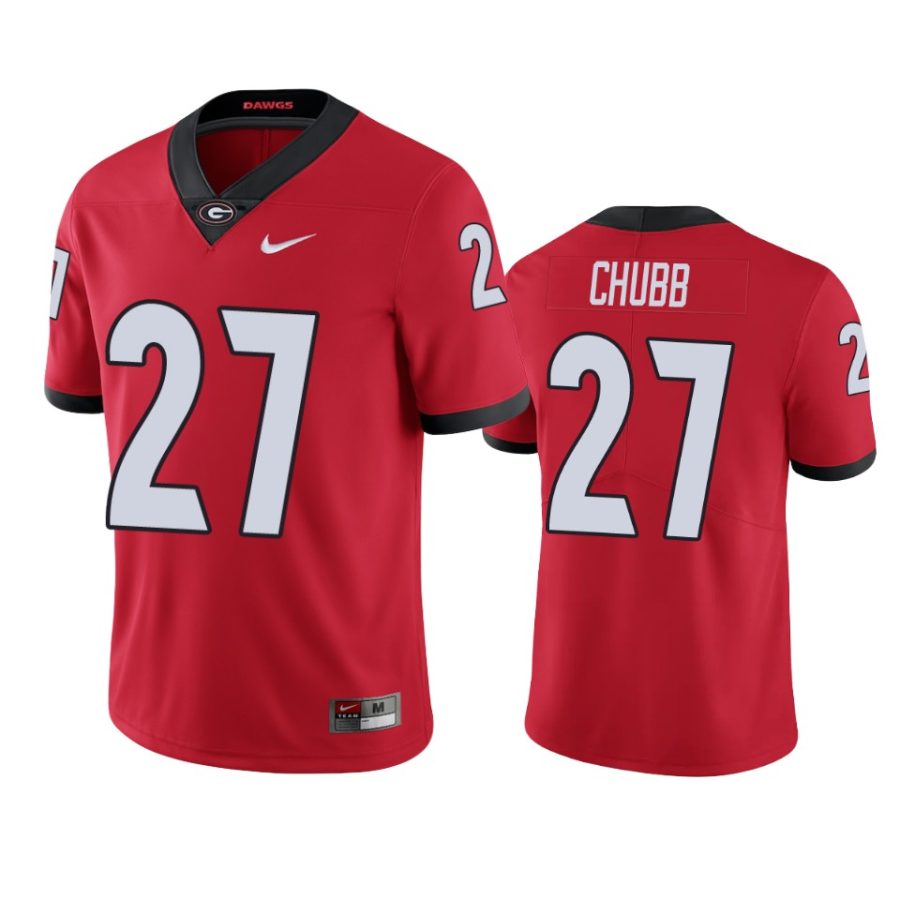 georgia bulldogs nick chubb red limited jersey