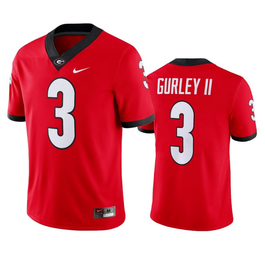 georgia bulldogs todd gurley ii red game college football jersey