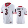 georgia bulldogs todd gurley ii white game college football jersey