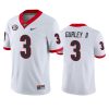 georgia bulldogs todd gurley ii white game jersey