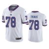 giants andrew thomas white color rush limited jersey