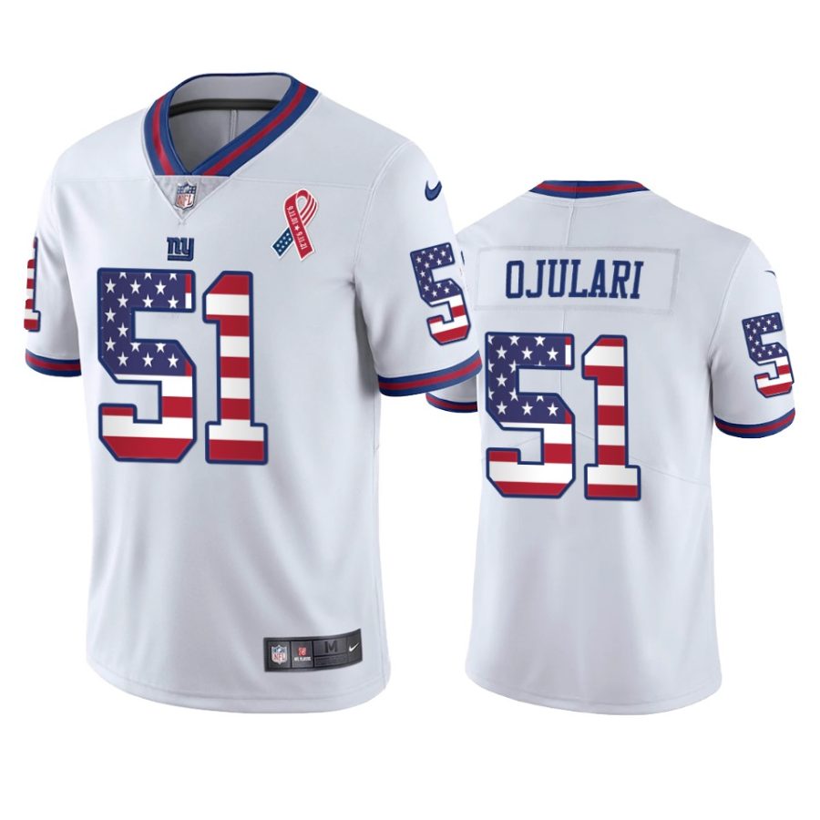 giants azeez ojulari white 9 11 commemorative jersey