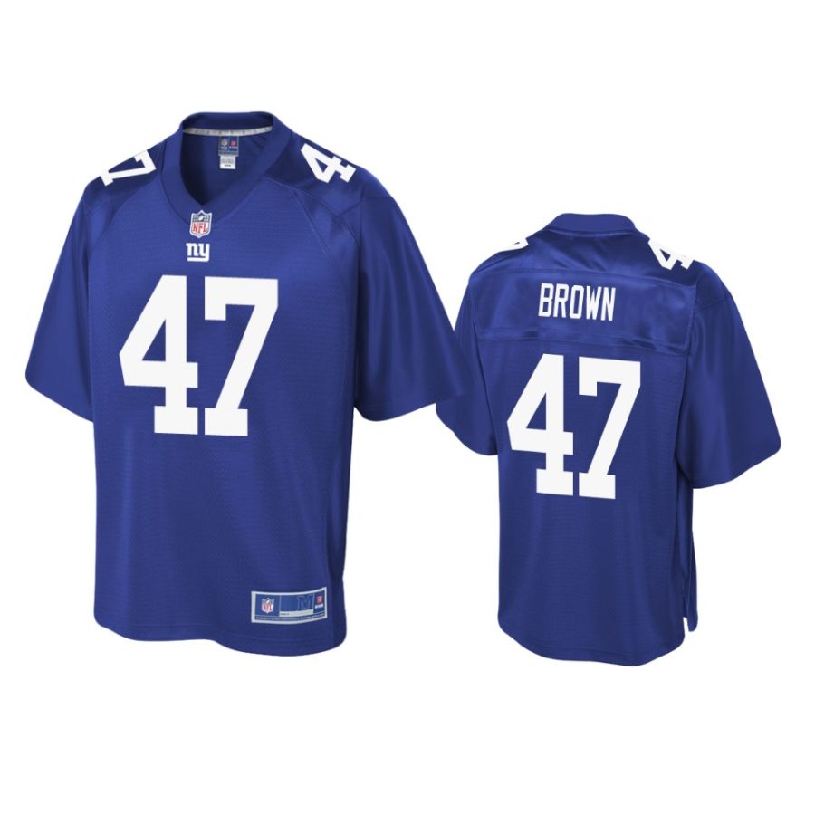 giants cameron brown royal pro line jersey