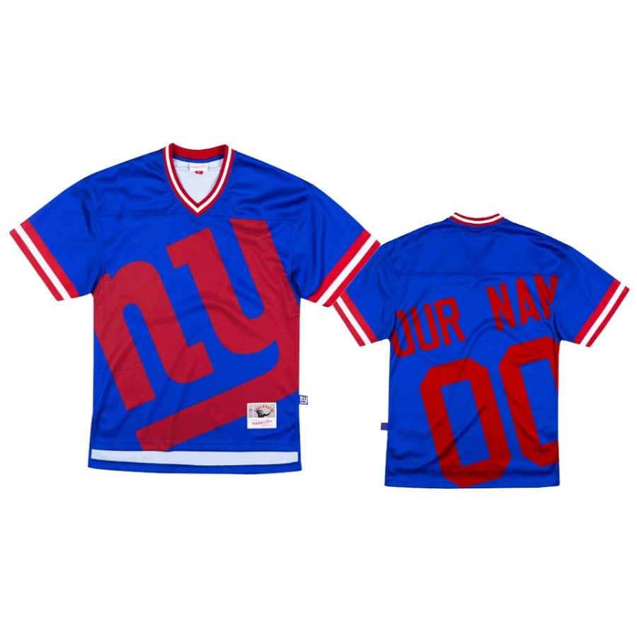 giants custom royal big face jersey