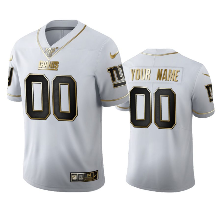 giants custom white 100th season jersey