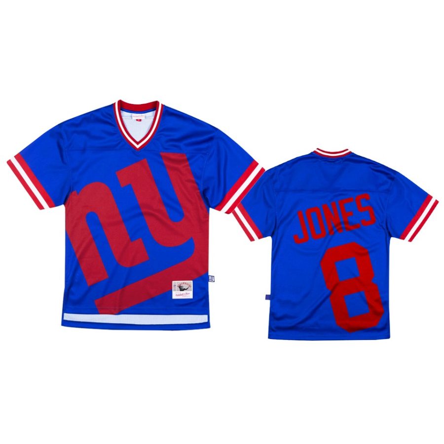 giants daniel jones royal big face jersey