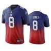 giants daniel jones royal gradient color crash jersey