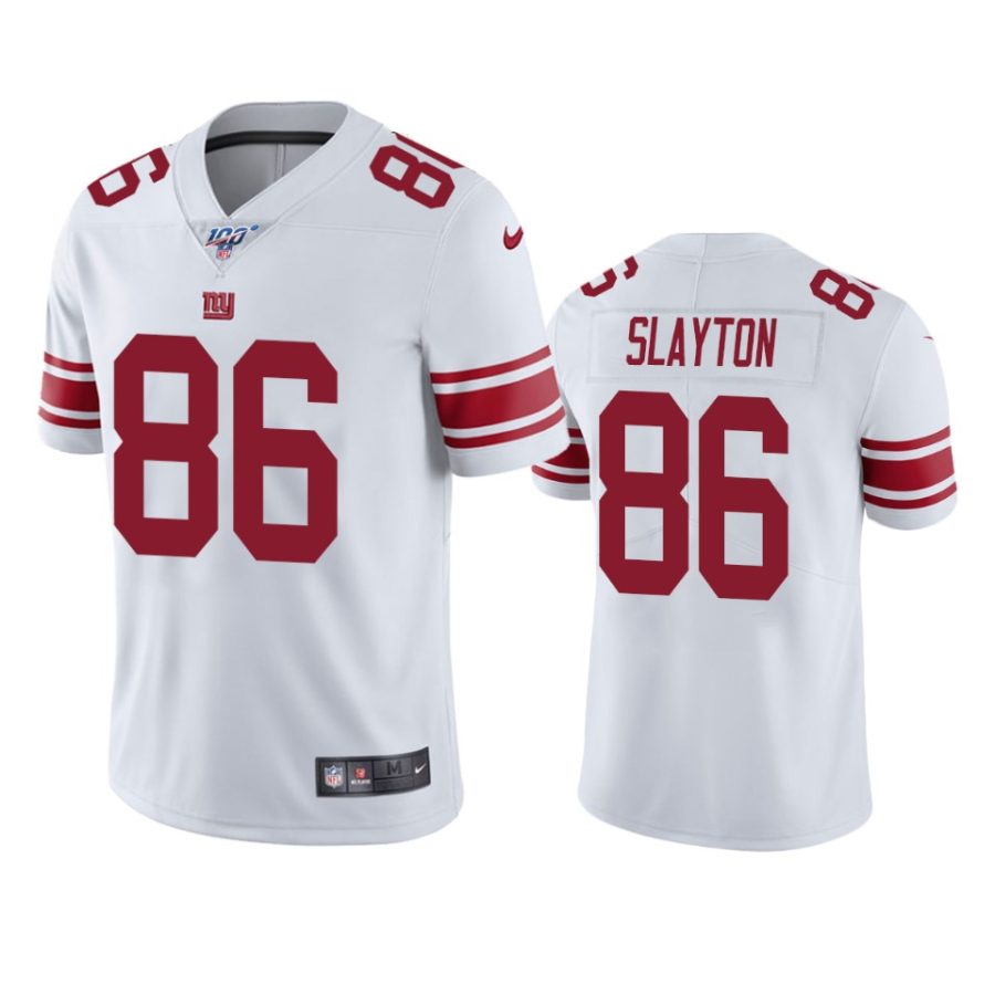 giants darius slayton white limited 100th season jersey