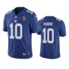 giants eli manning royal walter payton man of the year award patch jersey