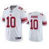 giants eli manning white limited 100th season jersey