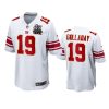 giants kenny golladay white 4x super bowl champions patch game jersey