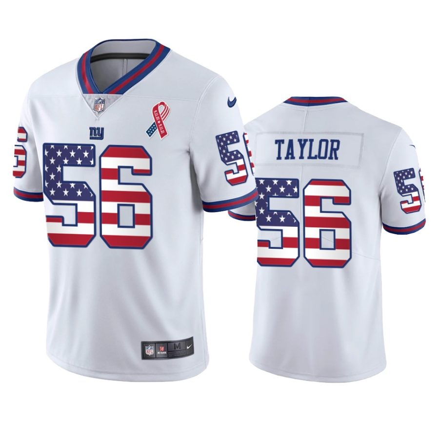 giants lawrence taylor white 9 11 commemorative jersey