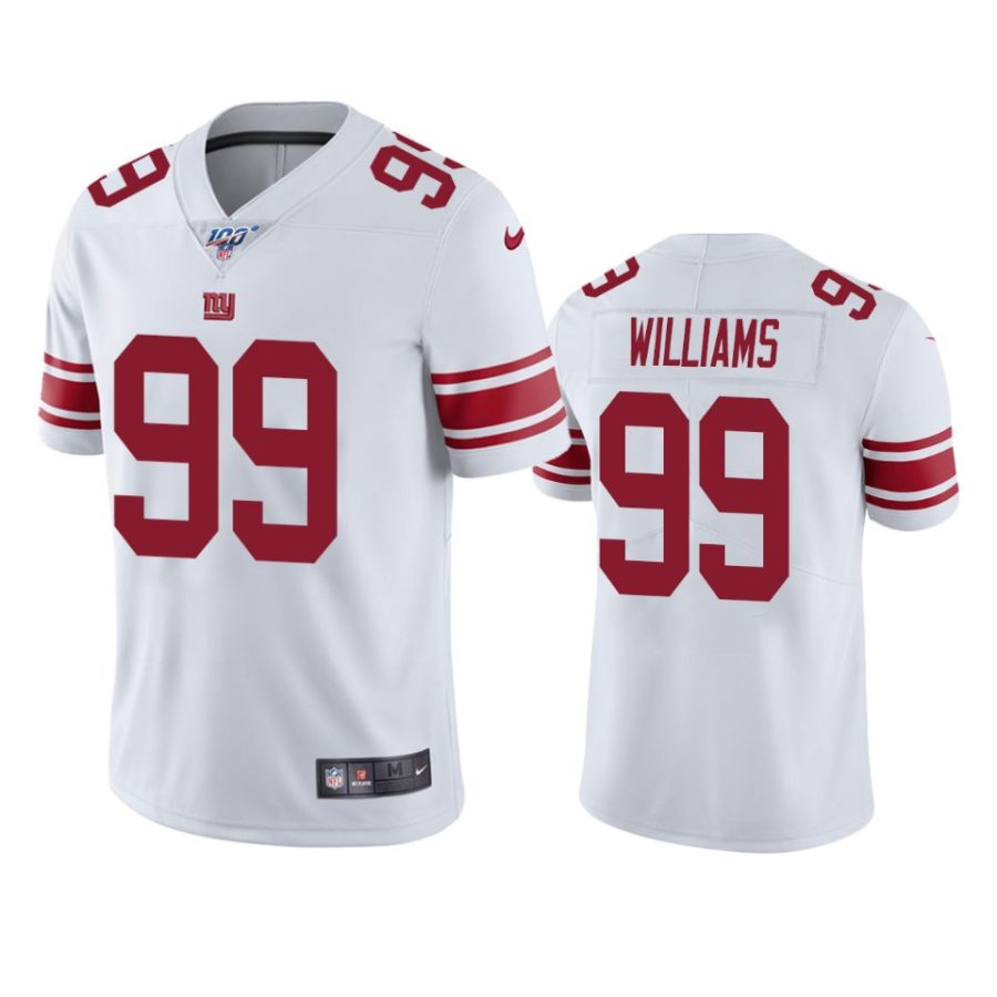 giants leonard williams white limited 100th season jersey