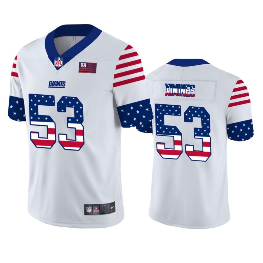 giants oshane ximines white independence day vapor jersey