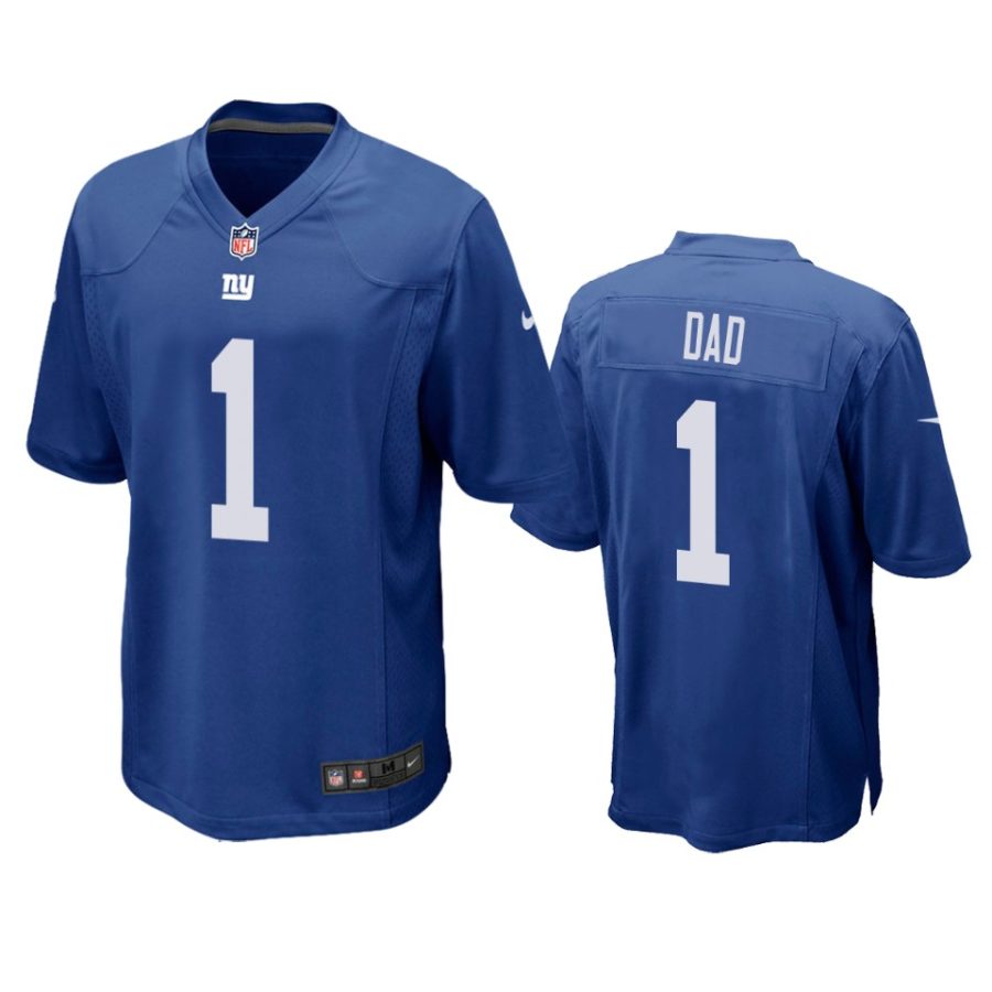 giants royal 2019 fathers day number 1 dad jersey