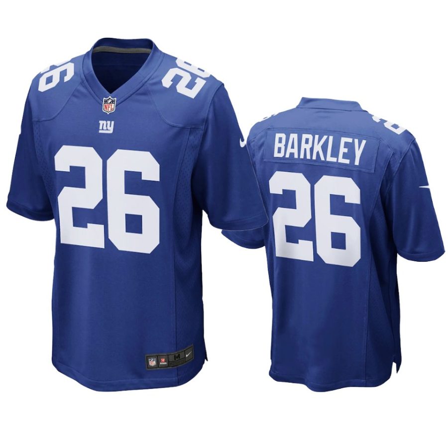 giants saquon barkley royal game jersey