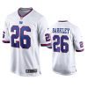 giants saquon barkley white game jersey