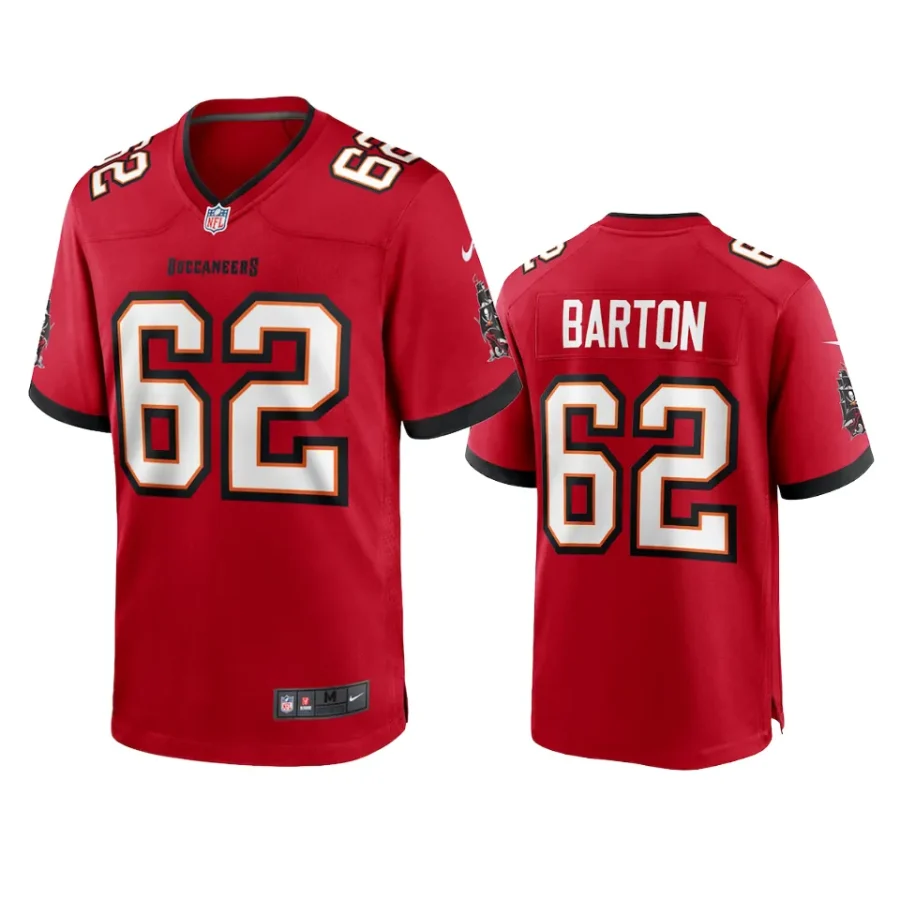 graham barton buccaneers red 2024 nfl draft jersey