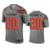 greg newsome ii browns gray inverted legend jersey