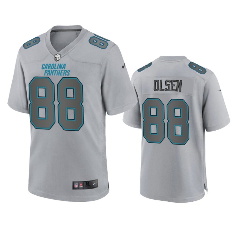 greg olsen panthers gray atmosphere fashion game jersey