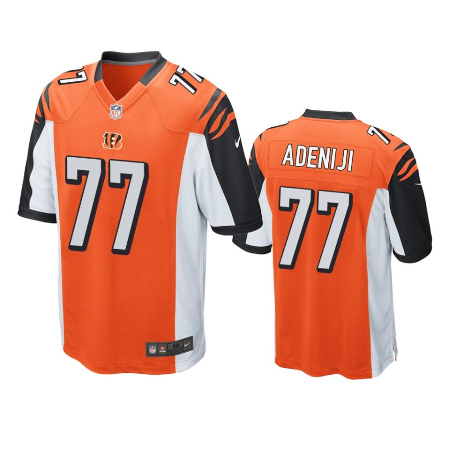 hakeem adeniji bengals orange game jersey