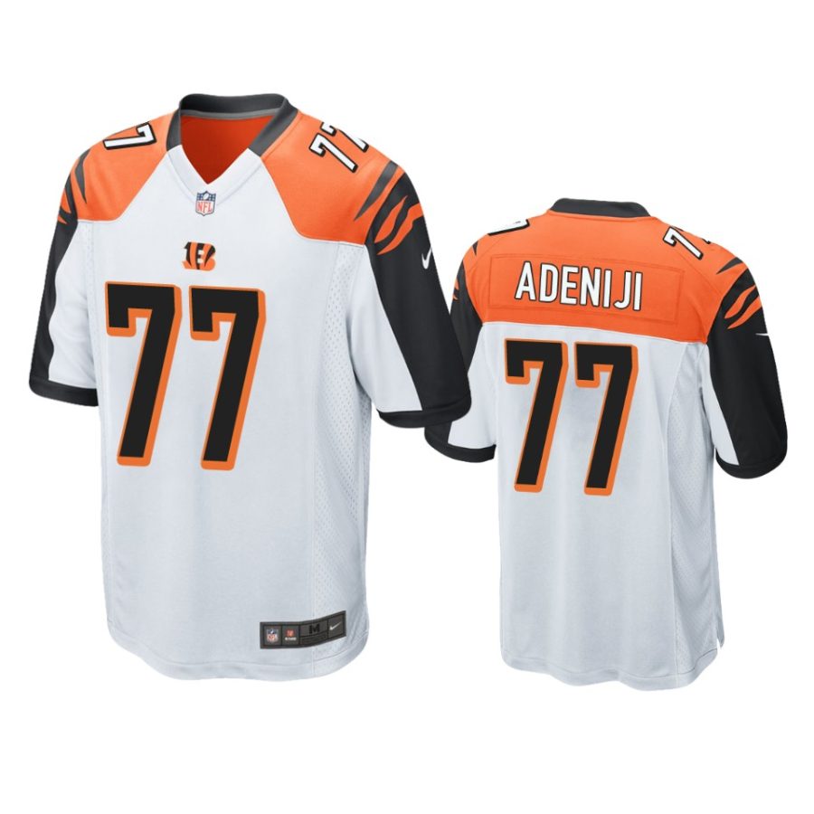 hakeem adeniji bengals white game jersey