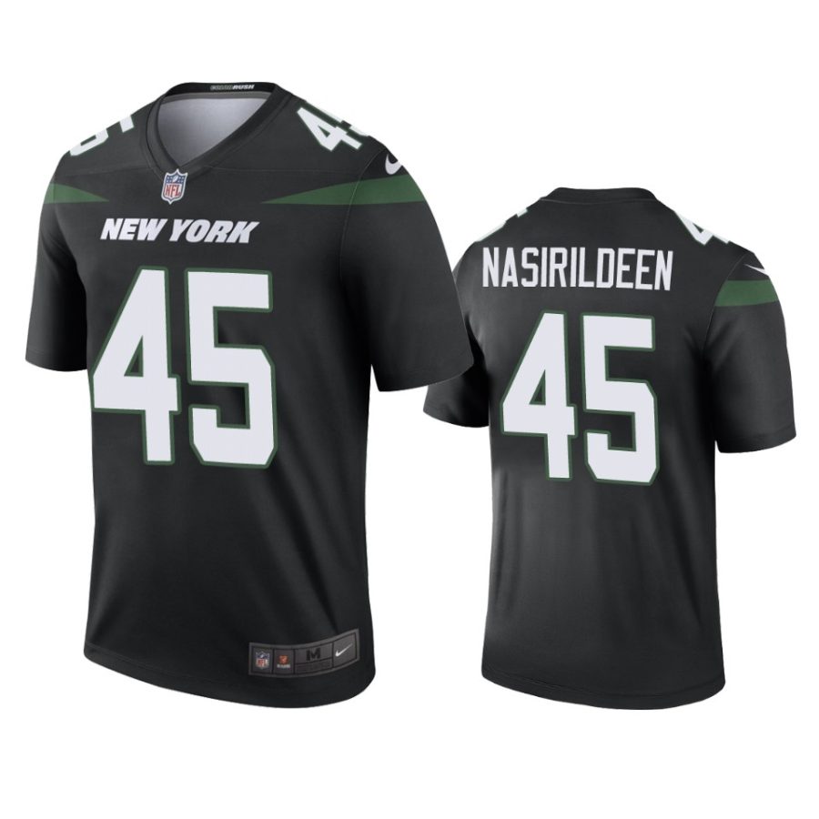 hamsah nasirildeen color rush legend jets black jersey