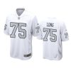 howie long raiders white alternate game jersey