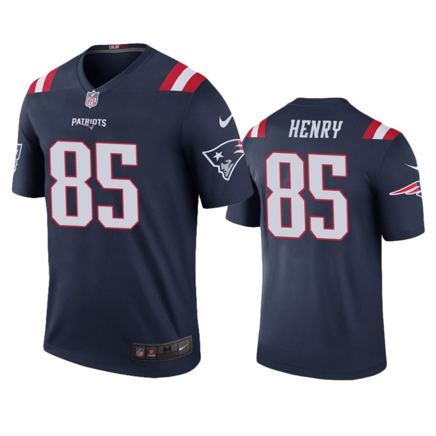 hunter henry color rush legend patriots navy jersey