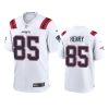 hunter henry patriots white game jersey