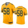 isaiah mcduffie packers gold inverted legend jersey