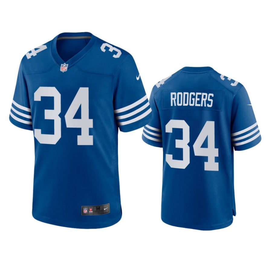 isaiah rodgers colts royal alternate game jersey