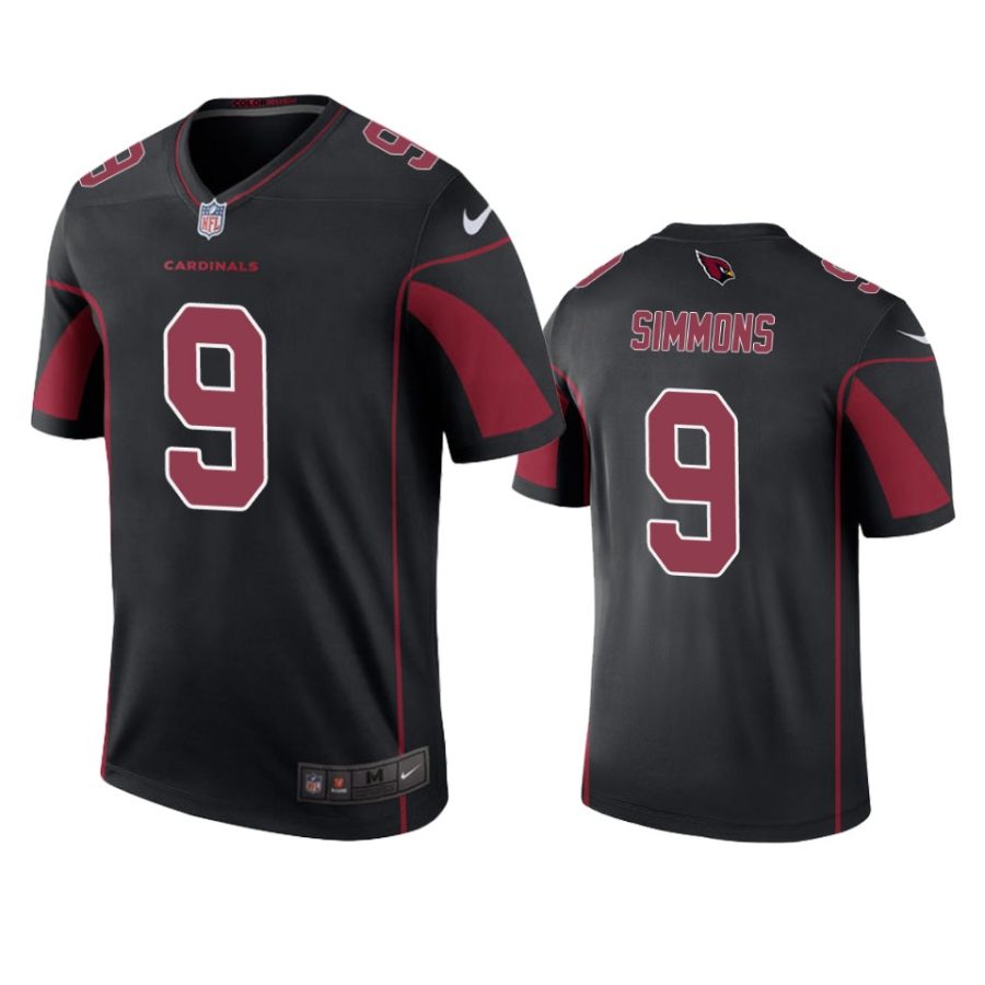 isaiah simmons color rush legend cardinals black jersey