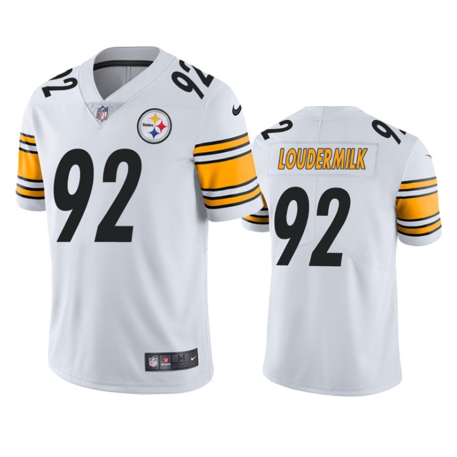 isaiahh loudermilk steelers white vapor limited jersey