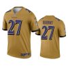 j.k. dobbins ravens 2021 inverted legend gold jersey