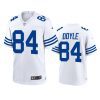 jack doyle colts white throwback game jersey