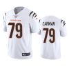 jackson carman bengals white vapor jersey