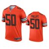 jacob phillips browns inverted legend orange jersey