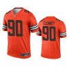 jadeveon clowney browns inverted legend orange jersey