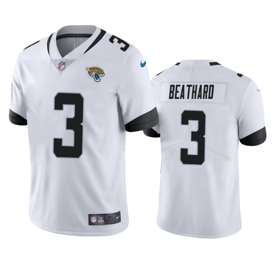 jaguars c.j. beathard white vapor jersey