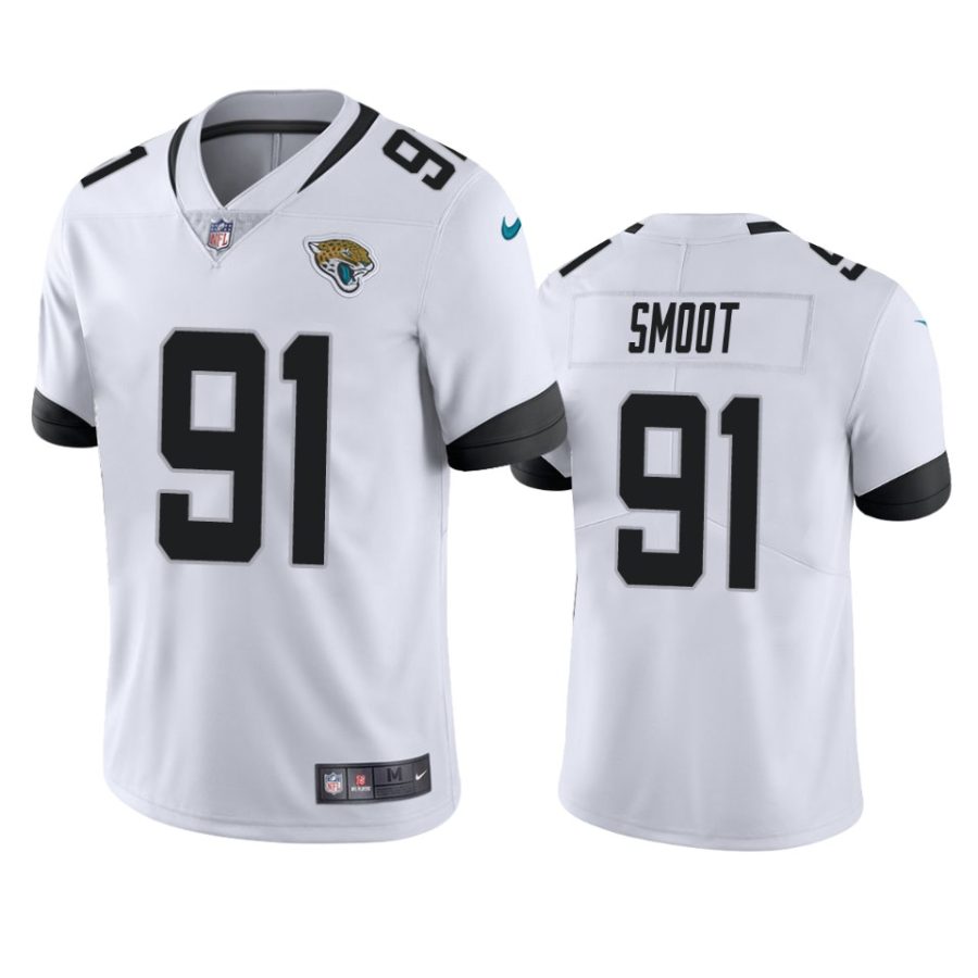 jaguars dawuane smoot white vapor jersey